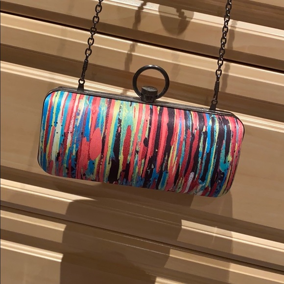 Prabal Gurung clutch with optional chain strap - Picture 2 of 3